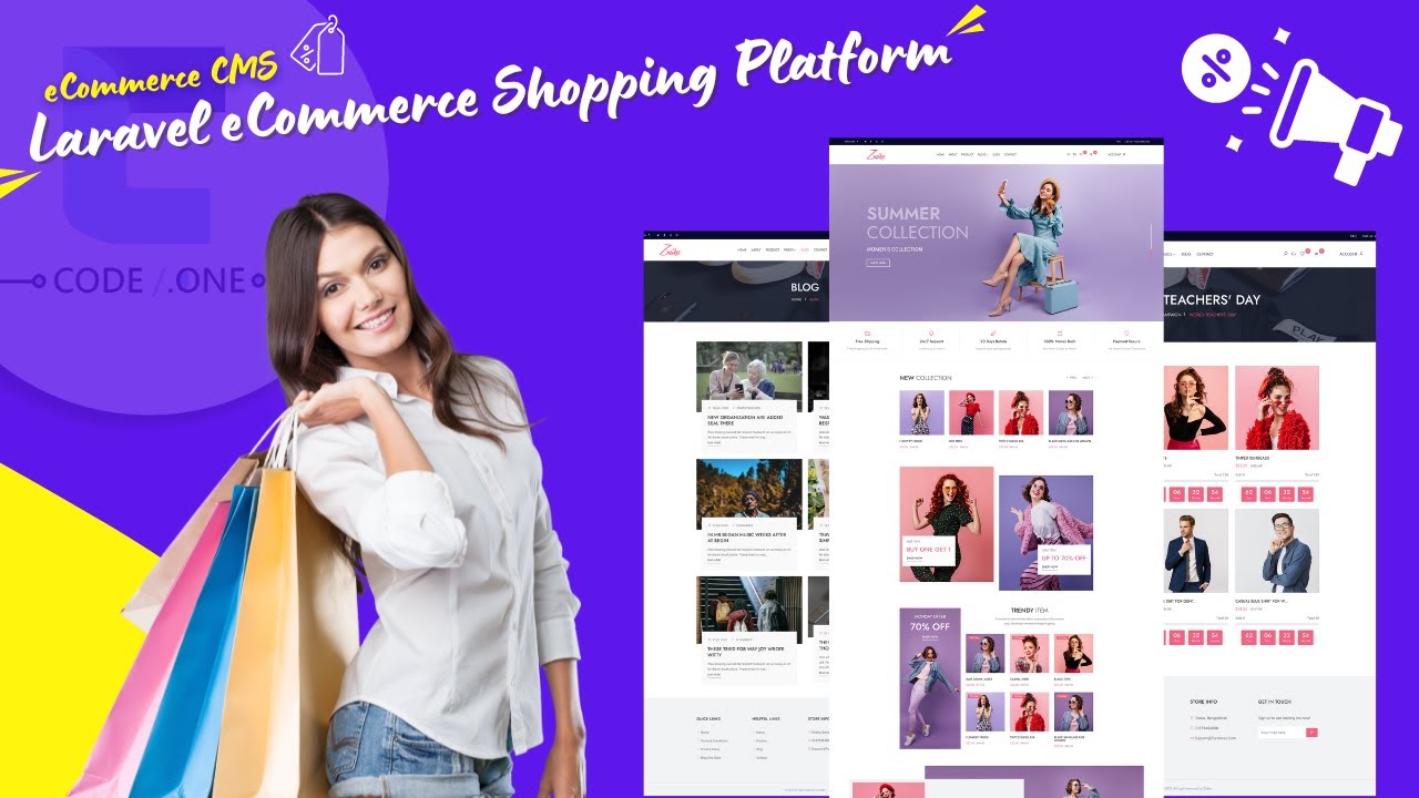 eCommerce CMS - Laravel eCommerce Shopping Platform