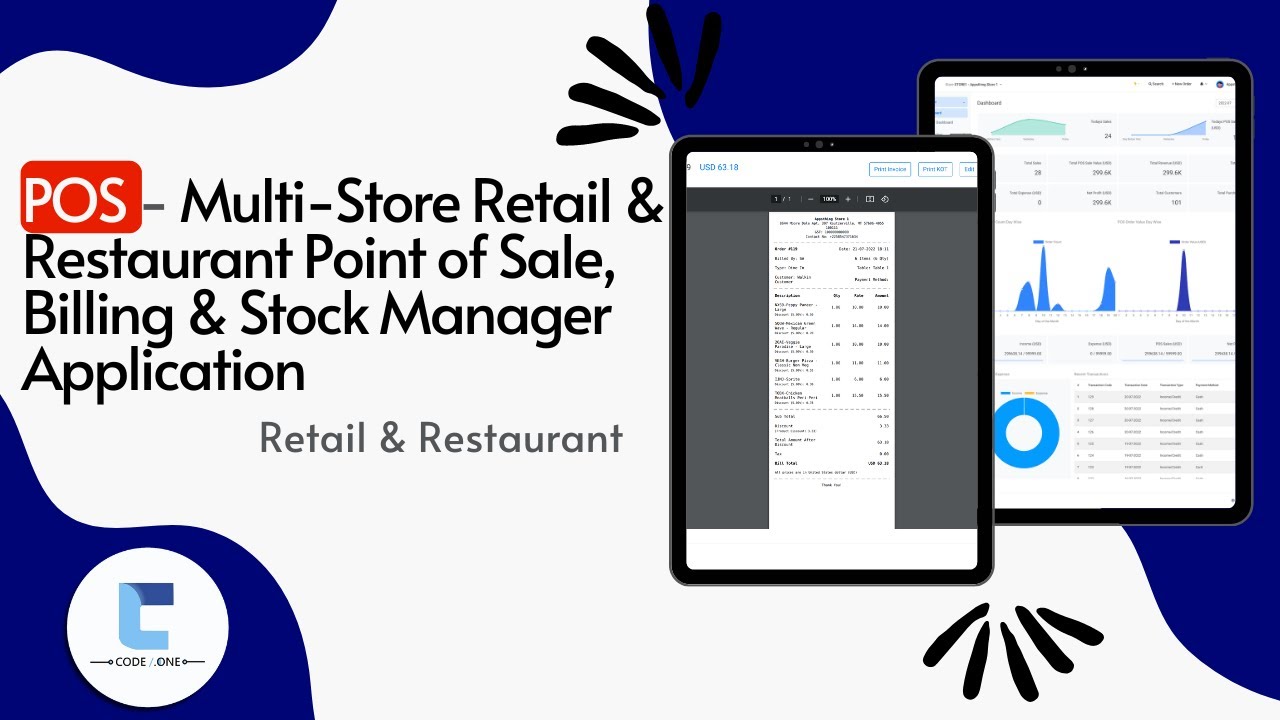 POS - Multi-Store Retail & Restaurant Point of Sale, Billing & Stock Manager Application in Laravel