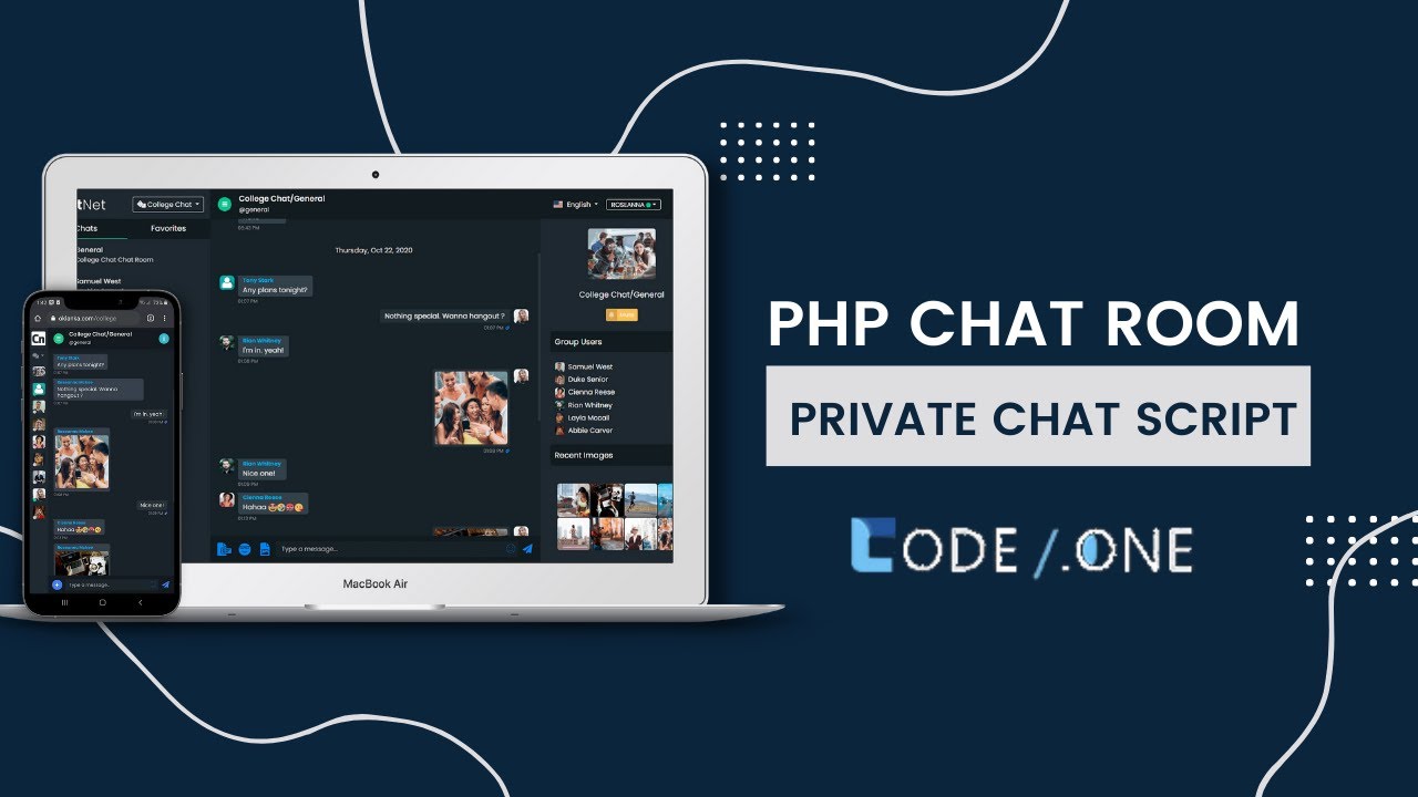 PHP Chat Room & Private Chat Script